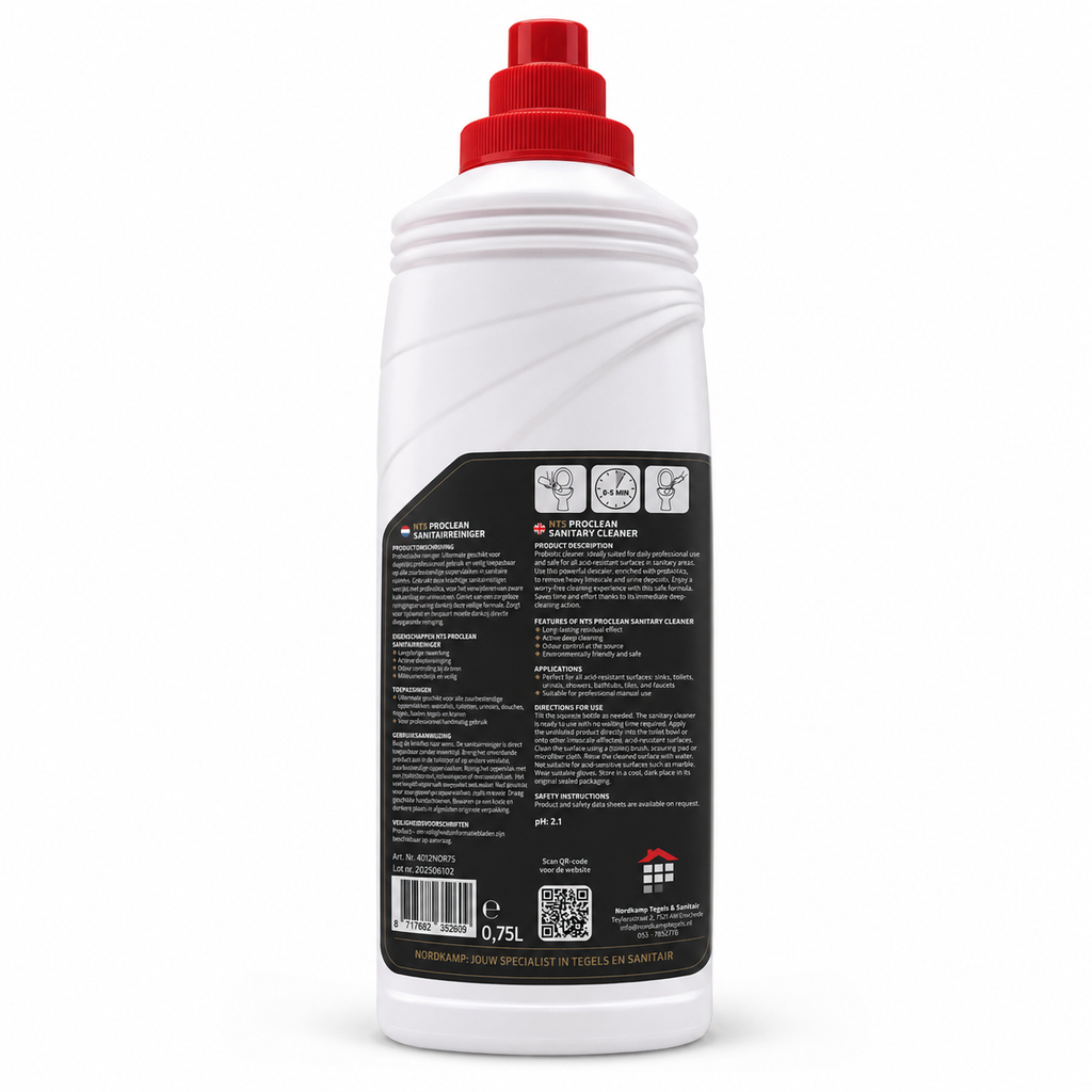 Sanitairreiniger Probiotica – Krachtige Kalkreiniger 0,75L