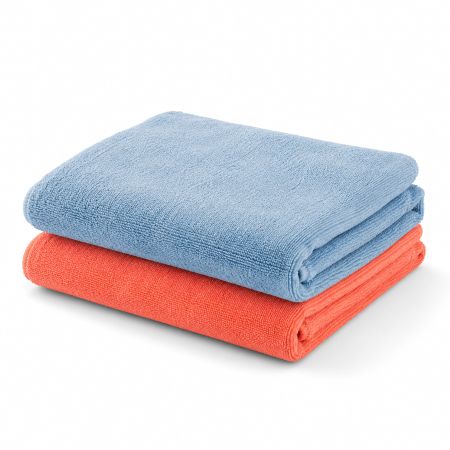 Doekenset – Microvezeldoek & Droogdoek – 2-delig