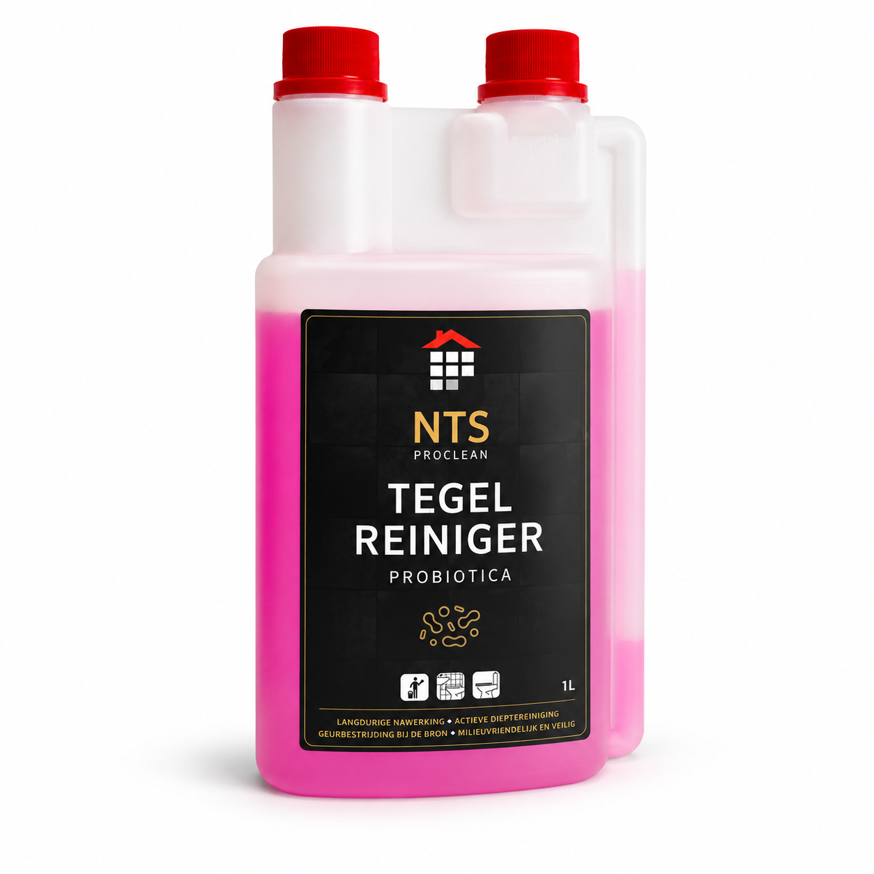 Tegelreiniger Probiotica – 1L Doseerfles met 0,75L Sprayflacon